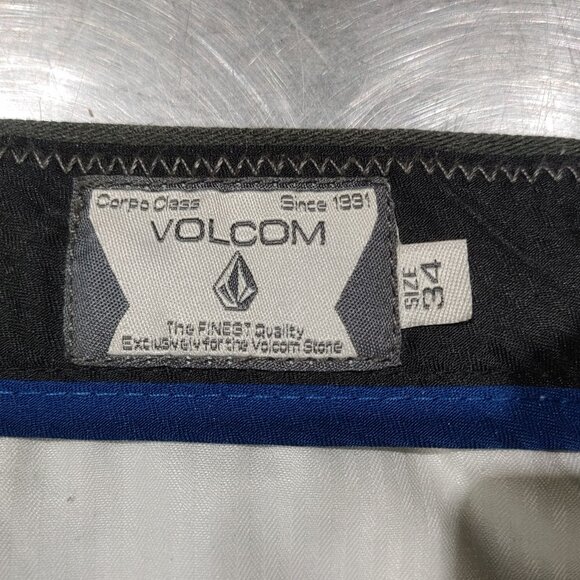Brand New Volcom CorpoClass Dress Pants Grey Size 34 - Picture 4 of 5